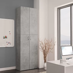 Acquista Armadio per Ufficio Grigio Calcestruzzo 60x32x190 cm Truciolato con riferimento GHV-800301 della ditta GARDENHOME