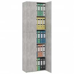 Acquista Armadio per Ufficio Grigio Calcestruzzo 60x32x190 cm Truciolato con riferimento GHV-800301 della ditta GARDENHOME