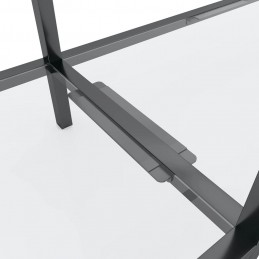 Acquista Tavolo Consolle Trasparente 160x35x75,5 cm in Vetro Temperato con riferimento GHV-331698 della ditta GARDENHOME