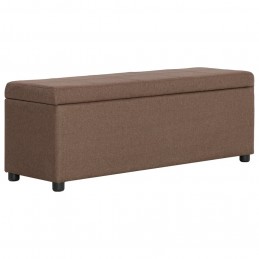 Acquista Panca con Vano Portaoggetti 116 cm Marrone in Poliestere con riferimento GHV-281320 della ditta GARDENHOME