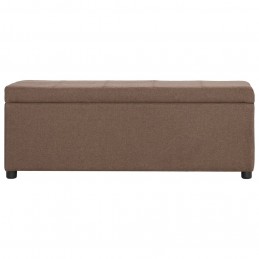 Acquista Panca con Vano Portaoggetti 116 cm Marrone in Poliestere con riferimento GHV-281320 della ditta GARDENHOME