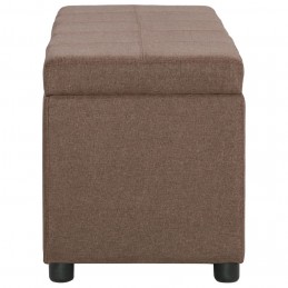 Acquista Panca con Vano Portaoggetti 116 cm Marrone in Poliestere con riferimento GHV-281320 della ditta GARDENHOME