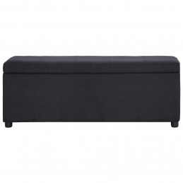 Acquista Panca con Vano Portaoggetti 116 cm Nera in Poliestere con riferimento GHV-281323 della ditta GARDENHOME