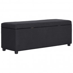 Acquista Panca con Vano Portaoggetti 116 cm Nera in Poliestere con riferimento GHV-281323 della ditta GARDENHOME