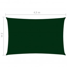 Acquista Parasole a Vela Oxford Rettangolare 2x4,5 m Verde Scuro con riferimento GHV-135478 della ditta GARDENHOME