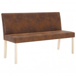 Acquista Panca 139,5 cm Marrone in Pelle Scamosciata Artificiale con riferimento GHV-281333 della ditta GARDENHOME