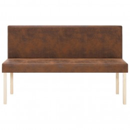 Acquista Panca 139,5 cm Marrone in Pelle Scamosciata Artificiale con riferimento GHV-281333 della ditta GARDENHOME