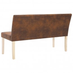 Acquista Panca 139,5 cm Marrone in Pelle Scamosciata Artificiale con riferimento GHV-281333 della ditta GARDENHOME