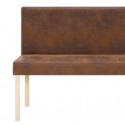Acquista Panca 139,5 cm Marrone in Pelle Scamosciata Artificiale con riferimento GHV-281333 della ditta GARDENHOME