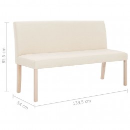 Acquista Panca 139,5 cm Crema in Poliestere con riferimento GHV-281337 della ditta GARDENHOME