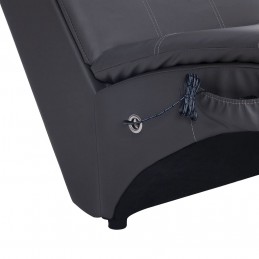 Acquista Sdraio Massaggiante con Cuscino Grigia in Similpelle con riferimento GHV-281348 della ditta GARDENHOME