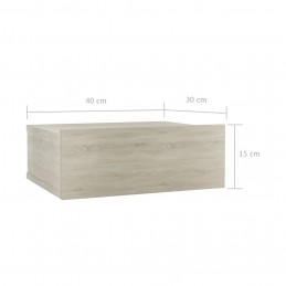 Acquista Comodini Pensili 2 pz Rovere Sonoma 40x30x15 cm Truciolato con riferimento GHV-800313 della ditta GARDENHOME
