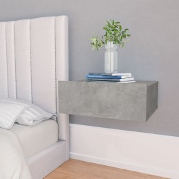 Acquista Comodini Pensili 2 pz Grigio Cemento 40x30x15 cm in Truciolato con riferimento GHV-800315 della ditta GARDENHOME
