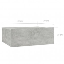 Acquista Comodini Pensili 2 pz Grigio Cemento 40x30x15 cm in Truciolato con riferimento GHV-800315 della ditta GARDENHOME