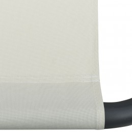 Acquista Lettino Prendisole con Baldacchino e Cuscini Bianco Crema con riferimento GHV-48077 della ditta GARDENHOME