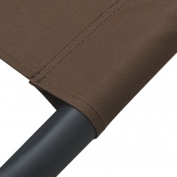 Acquista Lettino Prendisole con Baldacchino e Cuscino Marrone con riferimento GHV-48078 della ditta GARDENHOME