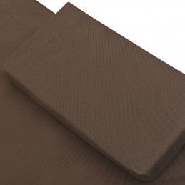 Acquista Lettino Prendisole con Baldacchino e Cuscino Marrone con riferimento GHV-48078 della ditta GARDENHOME