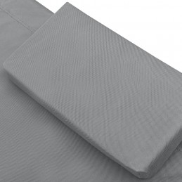 Acquista Lettino Prendisole con Baldacchino e Cuscino Grigio con riferimento GHV-48079 della ditta GARDENHOME