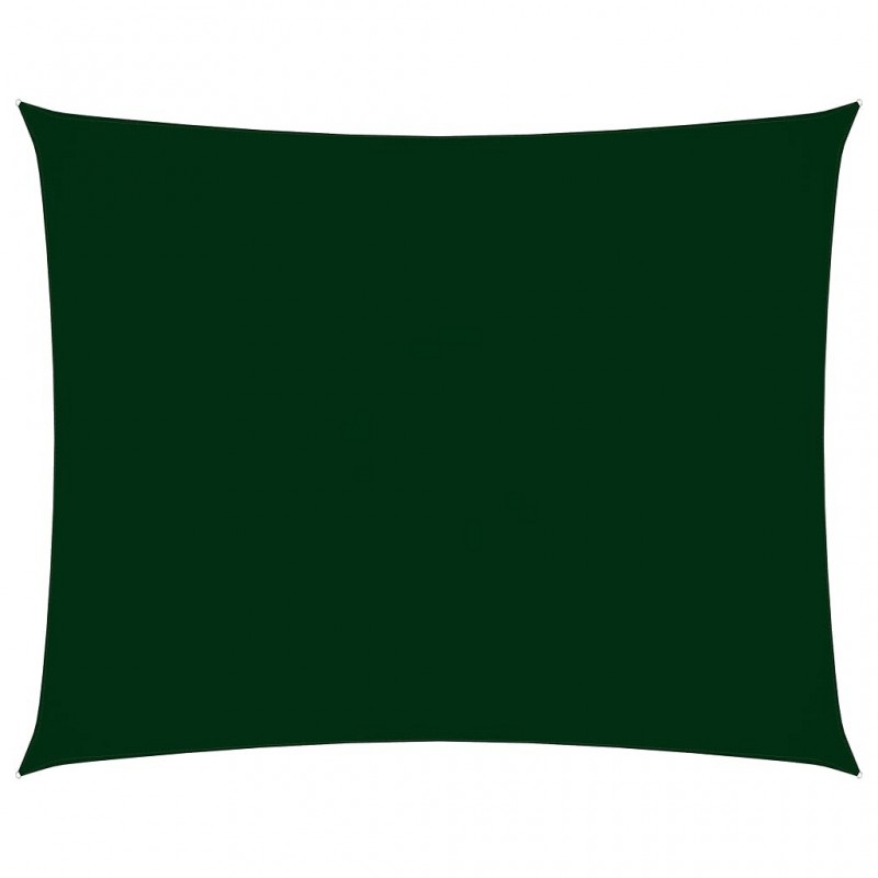 Acquista Parasole a Vela Oxford Rettangolare 3,5x4,5 m Verde Scuro con riferimento GHV-135489 della ditta GARDENHOME