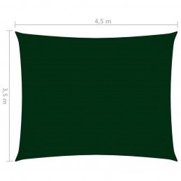 Acquista Parasole a Vela Oxford Rettangolare 3,5x4,5 m Verde Scuro con riferimento GHV-135489 della ditta GARDENHOME
