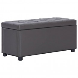 Acquista Cassapanca 87,5 cm Grigia in Similpelle con riferimento GHV-281373 della ditta GARDENHOME