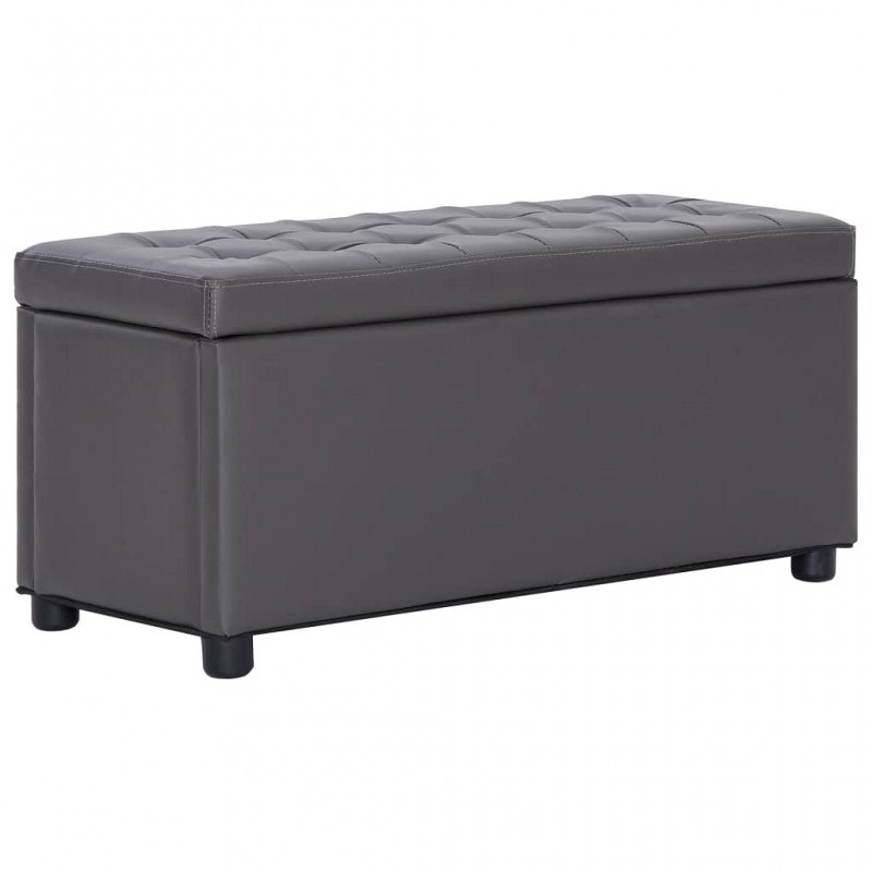 Acquista Cassapanca 87,5 cm Grigia in Similpelle con riferimento GHV-281373 della ditta GARDENHOME