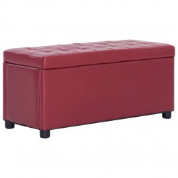 Acquista Cassapanca 87,5 cm Rosso Vino in Similpelle con riferimento GHV-281374 della ditta GARDENHOME