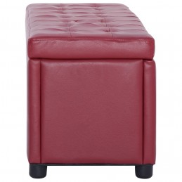 Acquista Cassapanca 87,5 cm Rosso Vino in Similpelle con riferimento GHV-281374 della ditta GARDENHOME