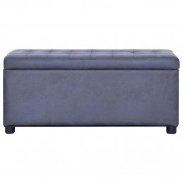 Acquista Cassapanca 87,5 cm Grigia in Similpelle Scamosciata con riferimento GHV-281376 della ditta GARDENHOME