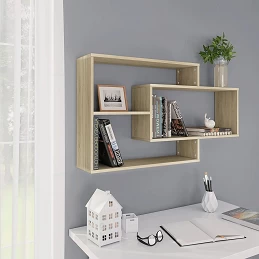 Acquista Mensole a Muro Rovere Sonoma 104x20x58,5 cm in Truciolato con riferimento GHV-800327 della ditta GARDENHOME