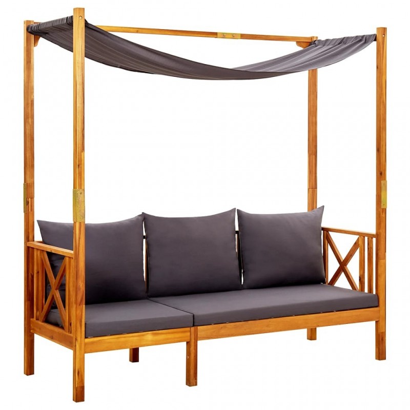 Acquista Panchina da Giardino con Baldacchino Legno Massello di Acacia con riferimento GHV-310321 della ditta GARDENHOME
