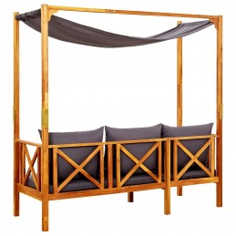 Acquista Panchina da Giardino con Baldacchino Legno Massello di Acacia con riferimento GHV-310321 della ditta GARDENHOME