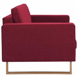 Acquista Divano a 3 Posti in Tessuto Rosso Vino con riferimento GHV-281394 della ditta GARDENHOME