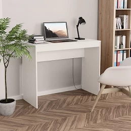 Acquista Scrivania Bianca 90x40x72 cm in Legno Multistrato con riferimento GHV-800378 della ditta GARDENHOME