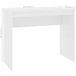 Acquista Scrivania Bianca 90x40x72 cm in Legno Multistrato con riferimento GHV-800378 della ditta GARDENHOME
