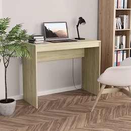Acquista Scrivania Rovere Sonoma 90x40x72 cm in Truciolato con riferimento GHV-800381 della ditta GARDENHOME