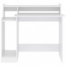 Acquista Scrivania con Luci LED Bianca 97x90x45 cm Legno Multistrato con riferimento GHV-805552 della ditta GARDENHOME