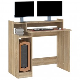 Acquista Scrivania Luci LED Rovere Sonoma 97x90x45 cm Legno Multistrato con riferimento GHV-805555 della ditta GARDENHOME