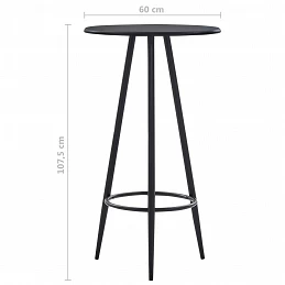 Acquista Tavolo da Bar Nero 60x107,5 cm in MDF con riferimento GHV-281543 della ditta GARDENHOME