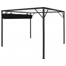 Acquista Gazebo da Giardino con Tetto a Scomparsa 3x3 m Antracite con riferimento GHV-47954 della ditta GARDENHOME