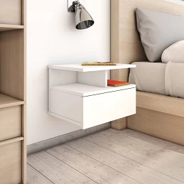 Acquista Comodini Pensili 2 pz Bianco 40x31x27 cm in Truciolato con riferimento GHV-800406 della ditta GARDENHOME