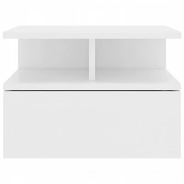 Acquista Comodini Pensili 2 pz Bianco 40x31x27 cm in Truciolato con riferimento GHV-800406 della ditta GARDENHOME