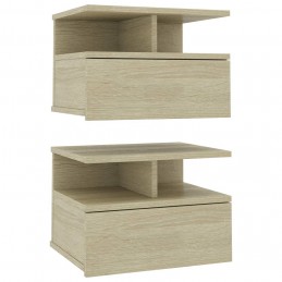 Acquista Comodini Pensili 2 pz Rovere Sonoma 40x31x27 cm Truciolato con riferimento GHV-800412 della ditta GARDENHOME