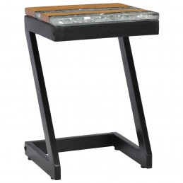 Acquista Tavolino da Caffè 30x30x50 cm Legno Massello Teak e Poliresina con riferimento GHV-281649 della ditta GARDENHOME
