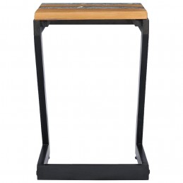 Acquista Tavolino da Caffè 30x30x50 cm Legno Massello Teak e Poliresina con riferimento GHV-281649 della ditta GARDENHOME