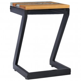 Acquista Tavolino da Caffè 30x30x50 cm Legno Massello Teak e Poliresina con riferimento GHV-281649 della ditta GARDENHOME