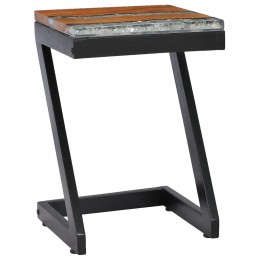Acquista Tavolino da Caffè 30x30x50 cm Legno Massello Teak e Poliresina con riferimento GHV-281649 della ditta GARDENHOME