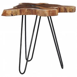 Acquista Tavolino da Caffè 70x45 cm Legno Massello Teak e Poliresina con riferimento GHV-281651 della ditta GARDENHOME