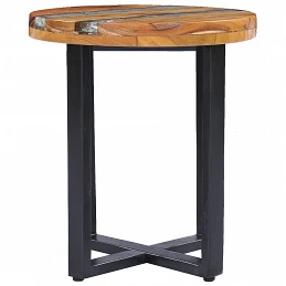 Acquista Tavolino da Caffè 40x45 cm Legno Massello Teak e Poliresina con riferimento GHV-281652 della ditta GARDENHOME