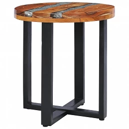 Acquista Tavolino da Caffè 40x45 cm Legno Massello Teak e Poliresina con riferimento GHV-281652 della ditta GARDENHOME